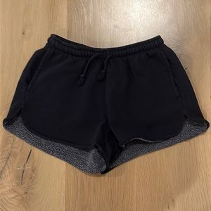 brandy melville dark blue summer thermal shorts